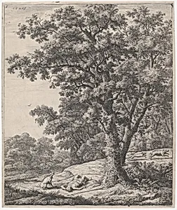 The Death of Adonis by Anthonie Waterloo