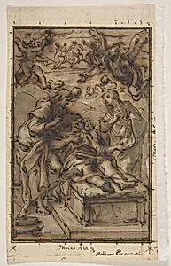 The Death of Saint Joseph by Niccolò Ricciolini
