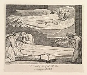 The Death of the Good Old Man, from "The Grave," a Poem by Robert Blair by Rudolph Ackermann, London|William Blake|Luigi Schiavonetti|Robert Blair