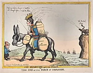 The Departure from the Coast, or the End of the Farce of Invasion by Thomas Rowlandson|Rudolph Ackermann, London