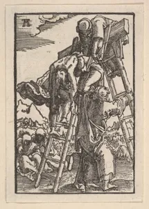 The Descent from the Cross, from The Fall and Salvation of Mankind Through the Life and Passion of Christ