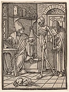 The Doctor (or Physician), from The Dance of Death by Hans Holbein the Younger|Hans Lützelburger