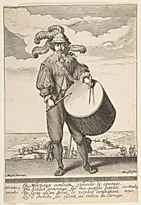 The Drummer by Michel Lasne|Abraham Bosse|Pierre Mariette