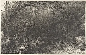 The Duck Hunt by Rodolphe Bresdin