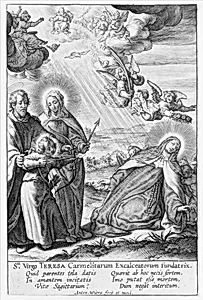 The Ecstasy of St. Teresa by Antonius Wierix, II