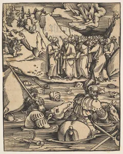 The Egyptians Crossing the Red Sea, from Das Buch Granatapfel