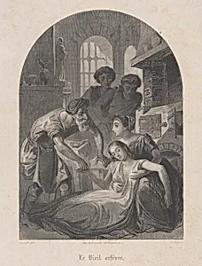 The elderly goldsmith (Le vieil orfèvre) by Drouart|Jean Jacques Frilley