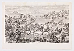 The Emperor Greeting The Triumphant Troops Outside of the Capital by François Denis Née|Charles Nicolas Cochin II|Giovanni Damasceno Salusti