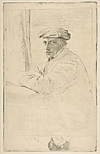 The Engraver Joseph Tourny by Edgar Degas|Joseph-Gabriel Tourny