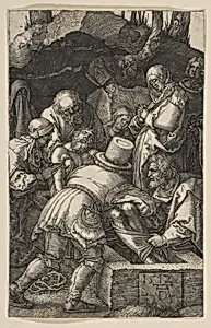 The Entombment, from "The Passion" by Albrecht Dürer