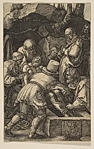 The Entombment, from "The Passion" by Albrecht Dürer