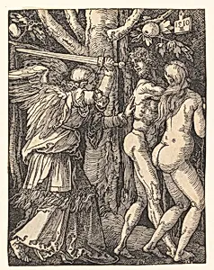 The Expulsion from Paradise, from "The Small Passion" by Albrecht Dürer