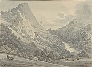 The Falls of Lodore by Thomas Sunderland