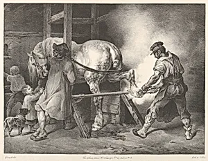 The Flemish Farrier by Théodore Gericault