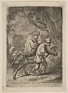 The Flight into Egypt: Small Plate