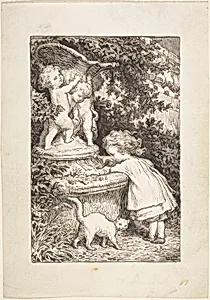 The Fountain by Lorenz Frølich