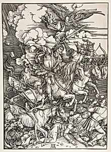 The Four Horsemen, from "The Apocalypse"