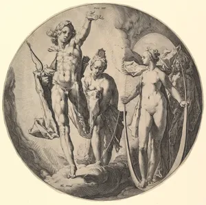 The Fourth Day (Dies IV): The Creation of Day and Night, from The Creation of the World, a series of seven plates