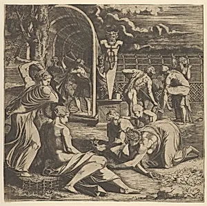 The Garden of Pomona by Francesco Primaticcio|Léon Davent