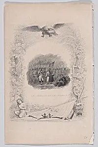 "The Gauls and the Francs" from The Songs of Béranger by Jean-Mathias Fontaine|Auguste Raffet|Fournier & Perrotin|François-Louis Français|Melchior Péronard|Pierre Jean de Béranger