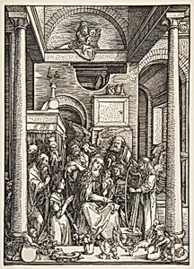 The Glorification of the Virgin, from The Life of the Virgin by Albrecht Dürer