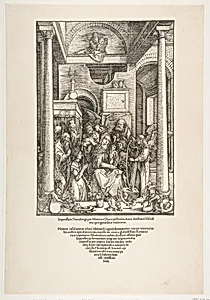 The Glorification of the Virgin, from "The Life of the Virgin" by Albrecht Dürer