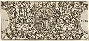 The Good Shepherd, from Grotisch fur alle Kunstler by Theodor de Bry