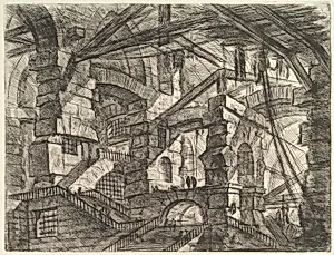 The Gothic Arch, from "Carceri d'invenzione" (Imaginary Prisons) by Giovanni Battista Piranesi|Giovanni Bouchard