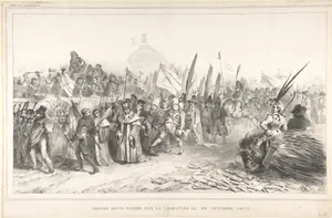 The Grand Review of the Juste-Milieu Passing La Caricature, October 30, 1832 (Grand revue passée par la caricature le 30 Octobre 1832)