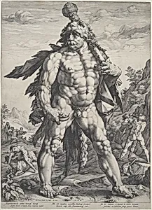 The Great Hercules by Hendrick Goltzius