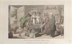 The Gross of Green Spectacles, from "The Vicar of Wakefield" by Thomas Rowlandson|Oliver Goldsmith|Rudolph Ackermann, London|William Clowes