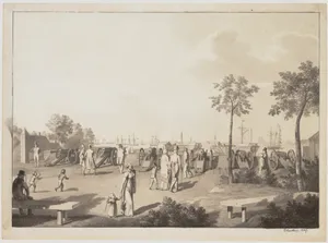 The Harbor of Copenhagen from the Esplanade between Langelinie Park and Toldboden or the Customs House