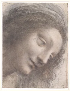 The Head of the Virgin in Three-Quarter View Facing Right