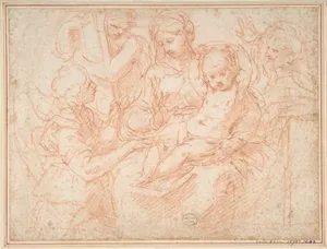 The Holy Family with Angels Bearing Symbols of the Passion