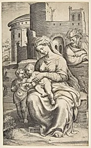 The Holy Family with Saint John the Baptist