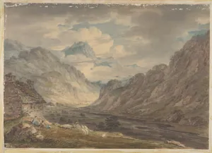 The Honister Pass from Gatesgarth Farm, Gatesgarthdale, Lake District