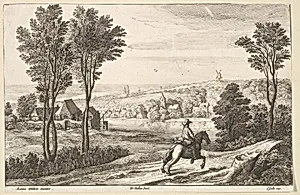 The Horseman by Wenceslaus Hollar|Jan Wildens|Johannes Meyssens