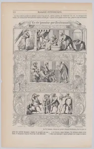The Human Life by Bendemann, from "Le Magasin Pittoresque"