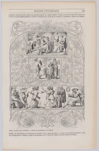 The Human Life by Bendemann, from "Le Magasin Pittoresque"