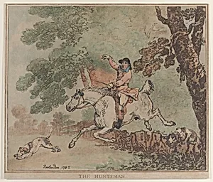 The Huntsman by Thomas Rowlandson