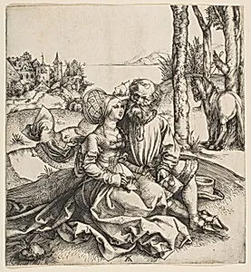 The Ill-Assorted Couple by Albrecht Dürer