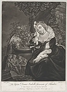 The Infanta Donna Isabella, Governante of Flanders by Infanta Isabella Clara Eugenia|Johann Sebastian Müller|Peter Paul Rubens|John Boydell