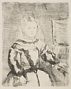 The Infanta Margarita, after Velázquez by Edgar Degas|Velázquez (Diego Rodríguez de Silva y Velázquez)