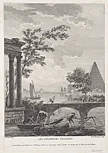The Italian Fishermen by Joseph Vernet|Bertaud