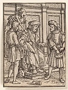 The Judge, from The Dance of Death by Hans Holbein the Younger|Hans Lützelburger