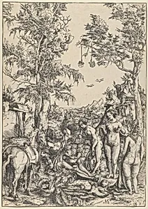 The Judgment of Paris by Lucas Cranach the Elder