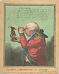 The King of Brobdingnag and Gulliver.–Vide. Swift's Gulliver: Voyage to Brobdingnag by James Gillray|Hannah Humphrey|Lieutenant Colonel Thomas Braddyll