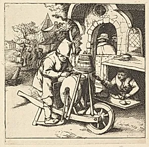 The Knifegrinder by Adriaen van Ostade