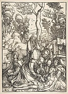 The Lamentation, from "The Large Passion" by Albrecht Dürer
