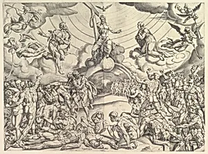 The Last Judgement by Cornelis Bos|Maarten van Heemskerck|Hans Liefrinck